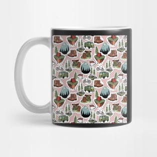 Cute camping stickers Mug